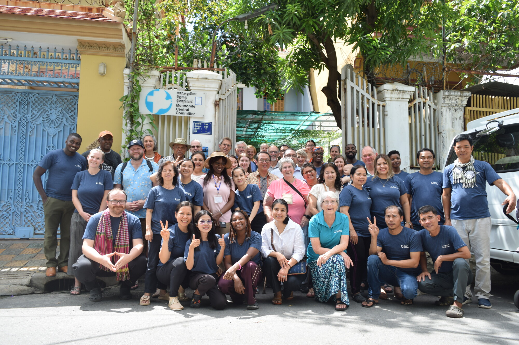 Large group of MCC staff