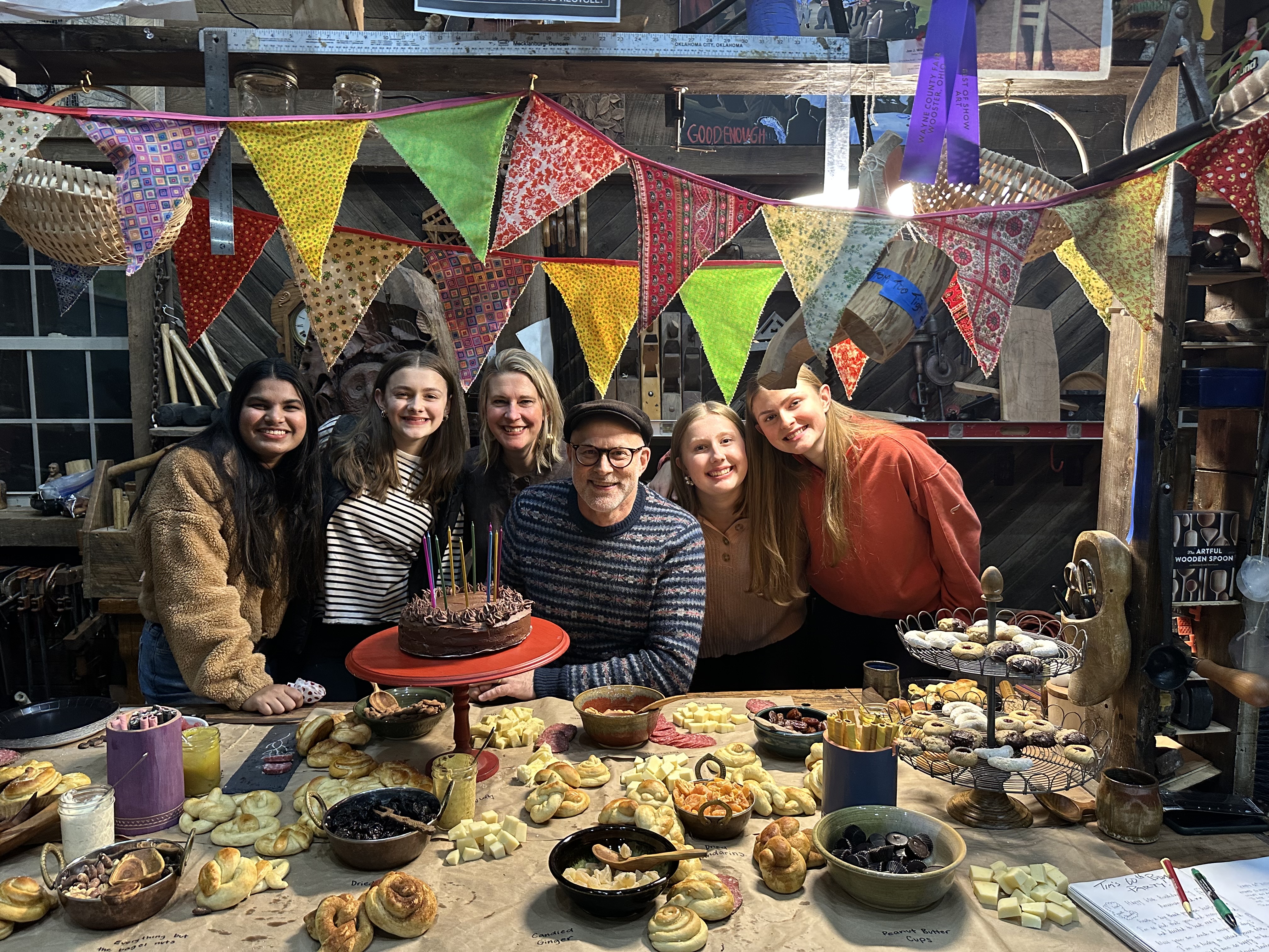 Family picture from a birthday party.