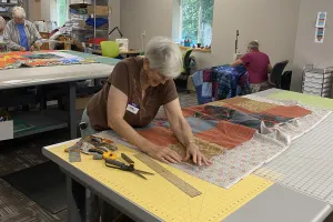 women working in sewing room