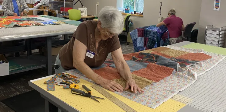 women working in sewing room